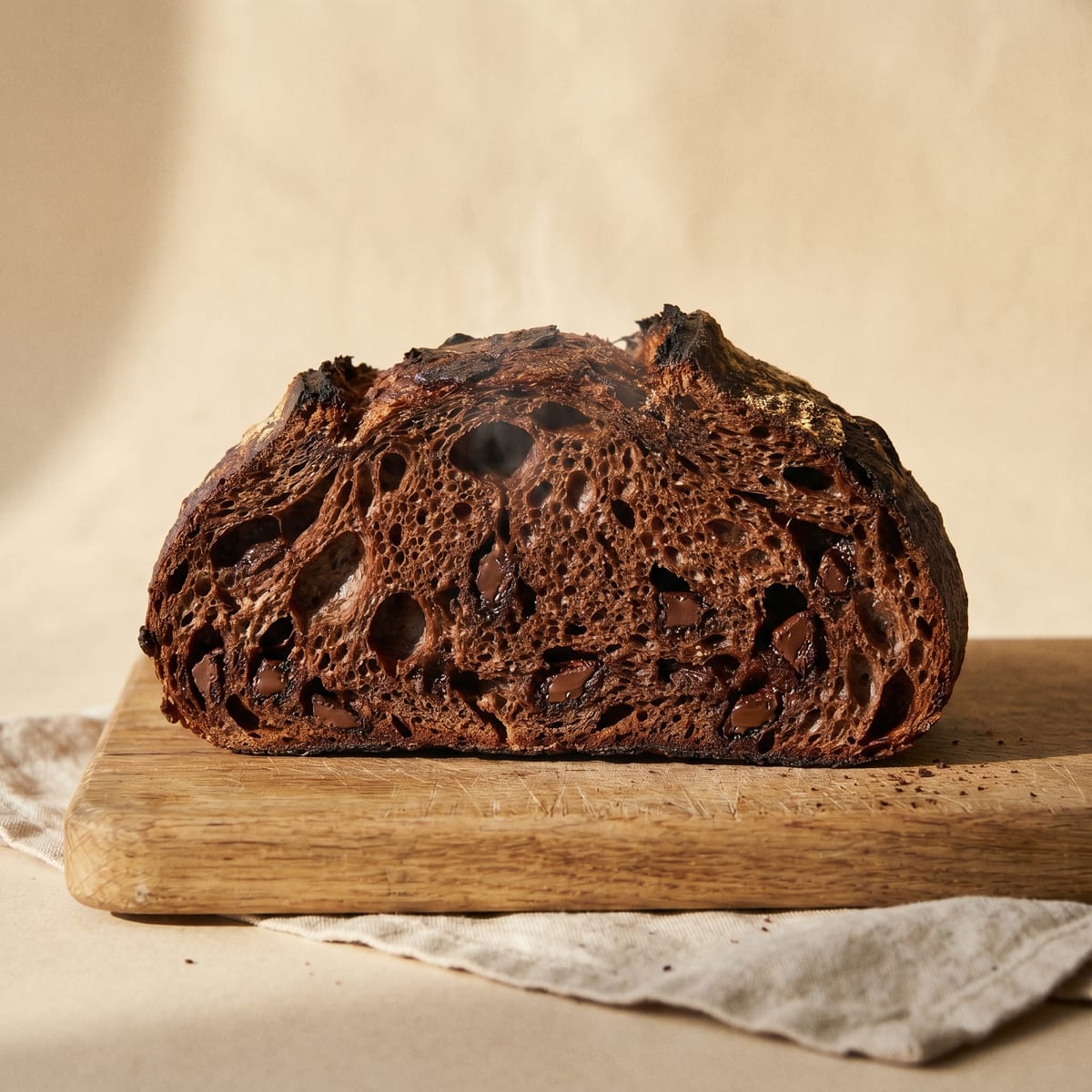 Pan Chocolate de masa madre