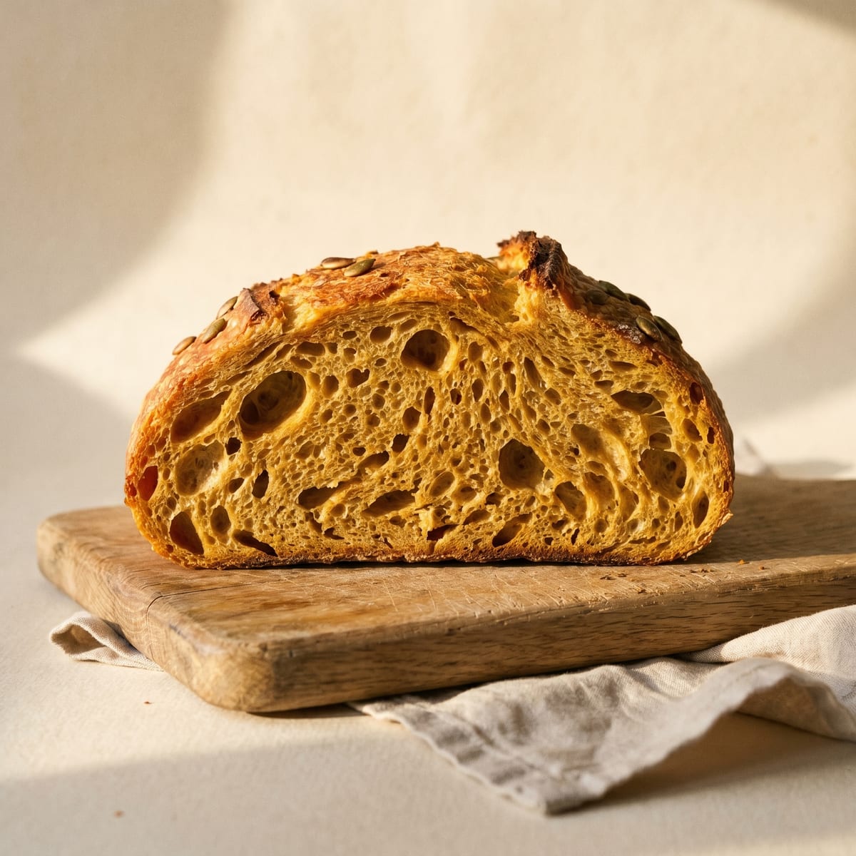 Pan Pumpkin de masa madre